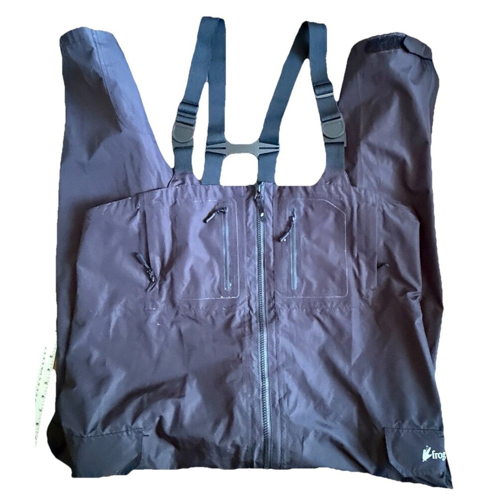 FROGG TOGGS Mens XXL Java Toadz 2.5 Black Bibs Waterproof JT91360-01